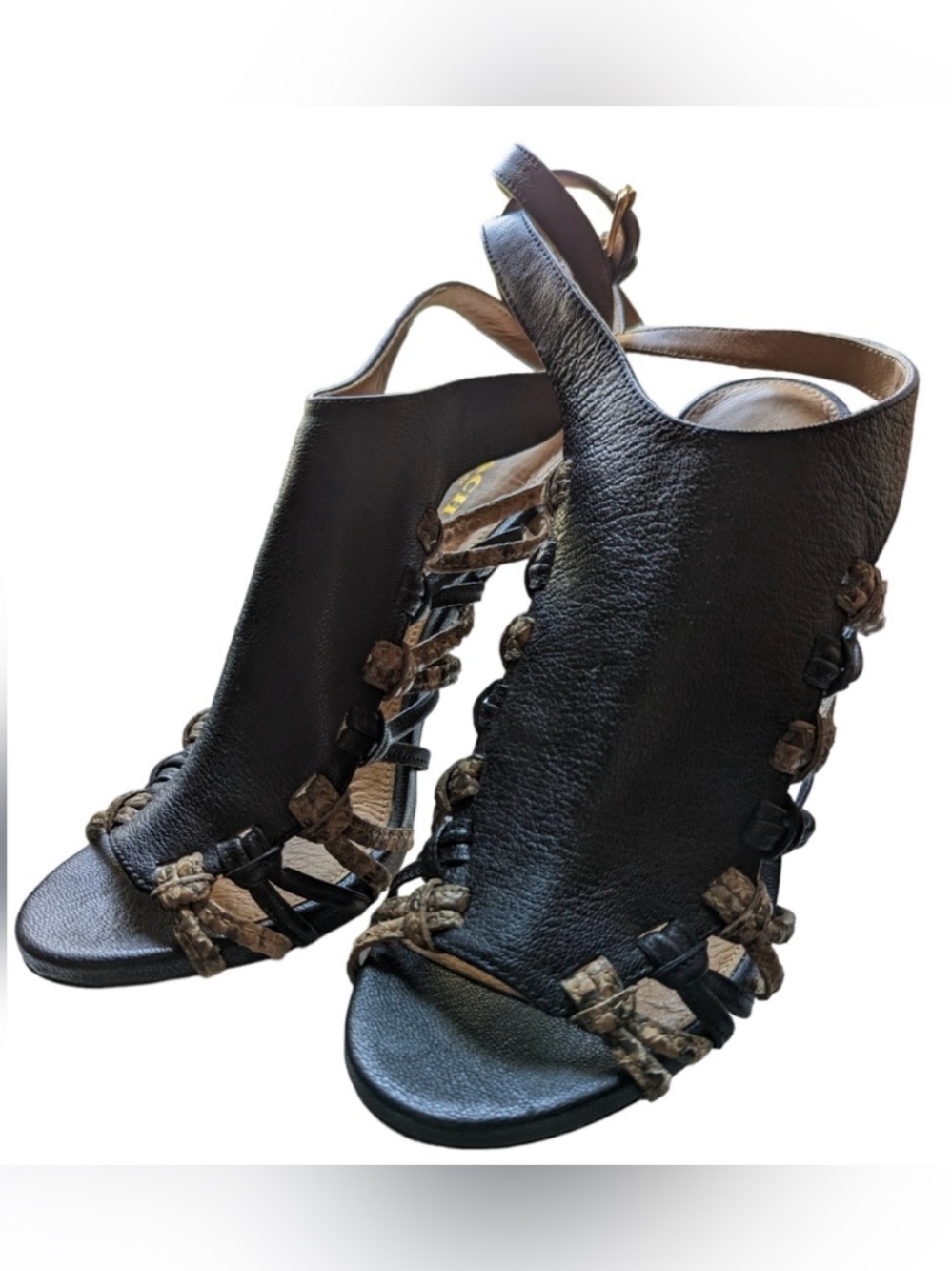Coach Jody caged stiletto sandals